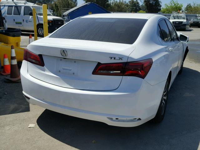 19UUB2F50GA005389 - 2016 ACURA TLX TECH WHITE photo 4