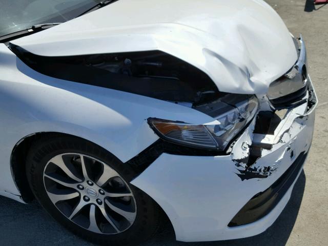 19UUB2F50GA005389 - 2016 ACURA TLX TECH WHITE photo 9