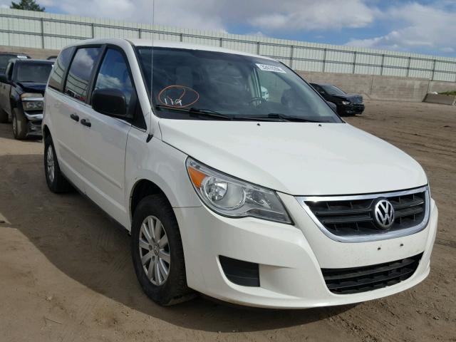 2V8HW44109R542976 - 2009 VOLKSWAGEN ROUTAN S WHITE photo 1