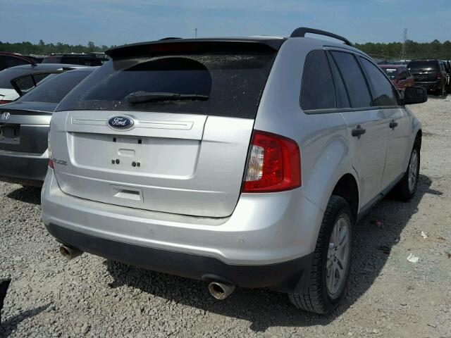 2FMDK3GC6BBA19470 - 2011 FORD EDGE SE SILVER photo 4