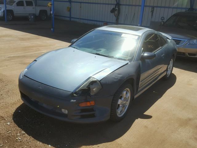 4A3AC54L0YE088461 - 2000 MITSUBISHI ECLIPSE GT SILVER photo 2