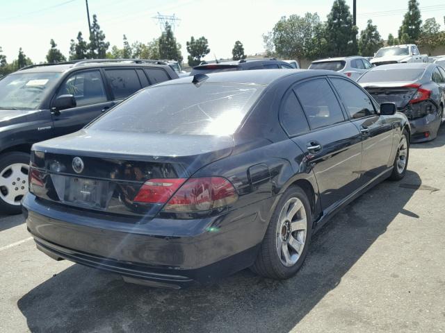 WBAHN83547DT67557 - 2007 BMW 750 BLACK photo 4