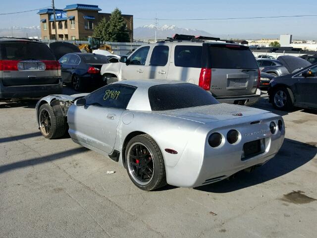 1G1YY12S025120248 - 2002 CHEVROLET CORVETTE Z SILVER photo 3