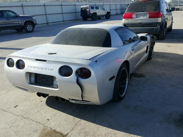 1G1YY12S025120248 - 2002 CHEVROLET CORVETTE Z SILVER photo 4