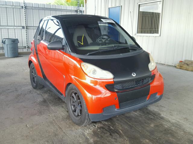 WMEEK31X68K127575 - 2008 SMART FORTWO PAS RED photo 1