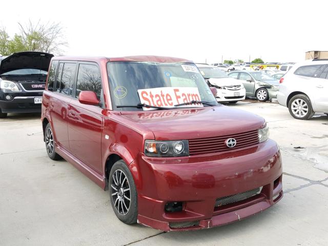 JTLKT324264098858 - 2006 TOYOTA SCION XB MAROON photo 1