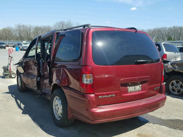 1GHDX03E1XD305671 - 1999 OLDSMOBILE SILHOUETTE MAROON photo 3