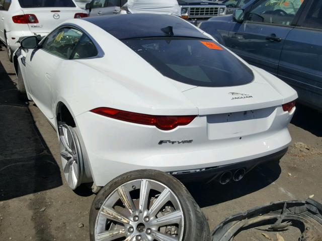 SAJWA6A70F8K13659 - 2015 JAGUAR F-TYPE WHITE photo 3