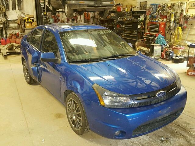 1FAHP3GN4BW190876 - 2011 FORD FOCUS SES BLUE photo 1