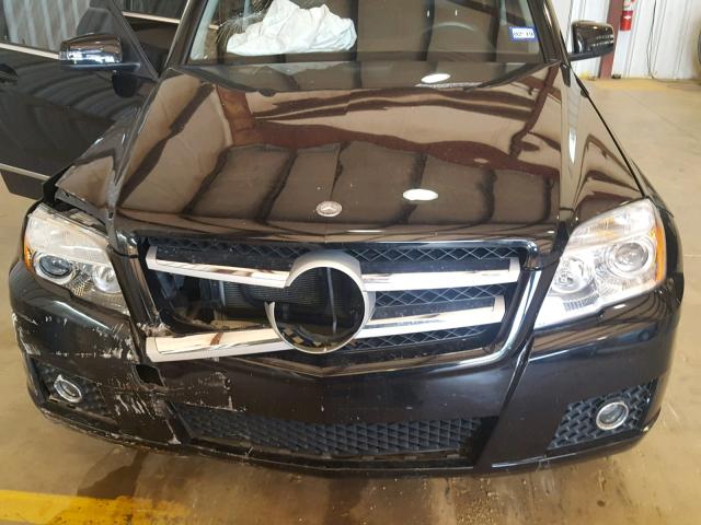 WDCGG5GBXAF367446 - 2010 MERCEDES-BENZ GLK 350 BLACK photo 9