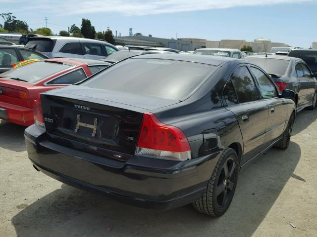 YV1RS547062552949 - 2006 VOLVO S60 T5 BLACK photo 4