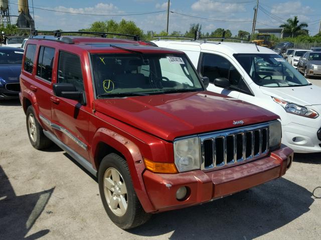 1J8HH58N06C248175 - 2006 JEEP COMMANDER MAROON photo 1
