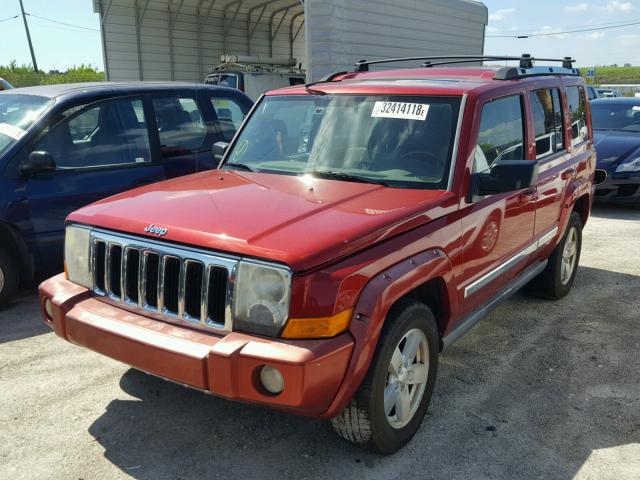 1J8HH58N06C248175 - 2006 JEEP COMMANDER MAROON photo 2