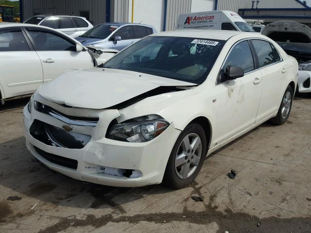 1G1ZG57B784266653 - 2008 CHEVROLET MALIBU LS თეთრი ფოტო 2