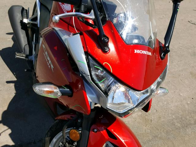 MLHMC410XC5202086 - 2012 HONDA CBR250 R RED photo 9