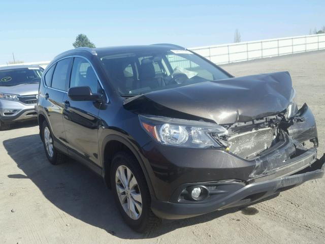 5J6RM4H78EL108712 - 2014 HONDA CR-V EXL BLACK photo 1