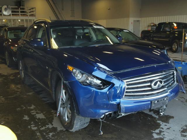 JN8CS1MU3FM381231 - 2015 INFINITI QX70 BLUE photo 1