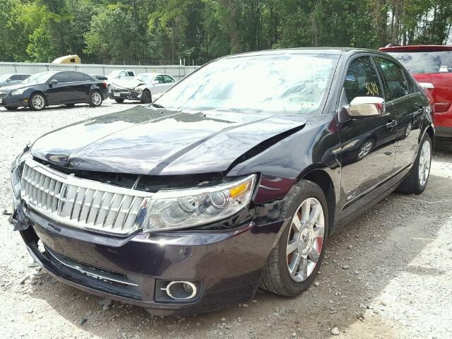 3LNHM26T47R663842 - 2007 LINCOLN MKZ BLACK photo 2