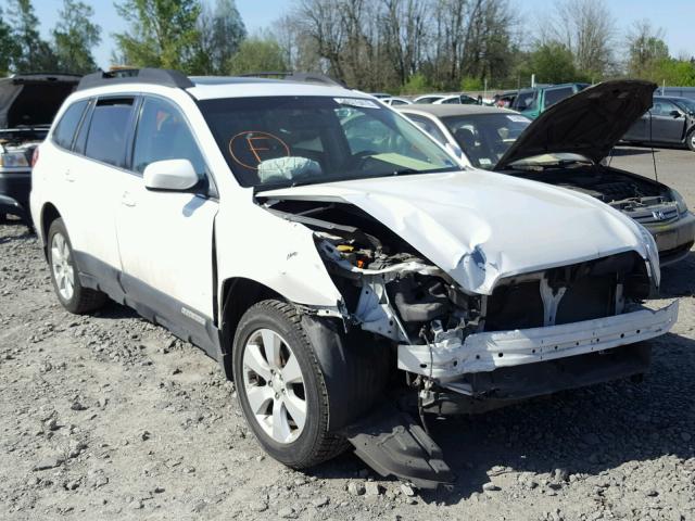 4S4BRBKC4B3395377 - 2011 SUBARU OUTBACK 2. WHITE photo 1