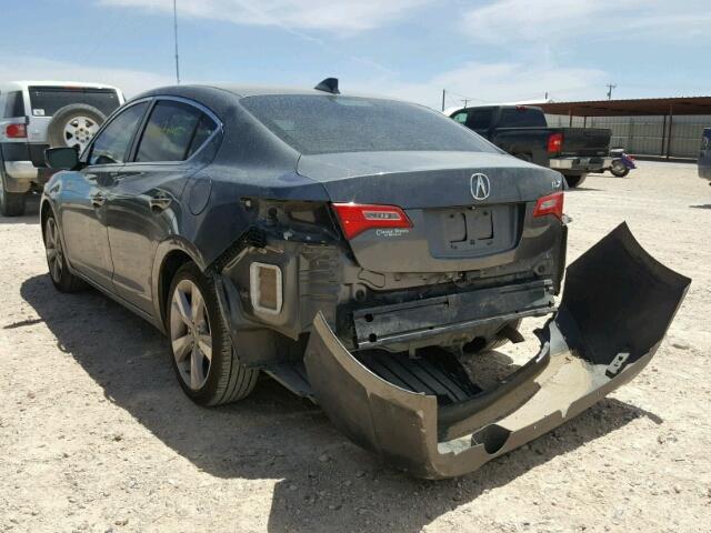 19VDE1F37EE003026 - 2014 ACURA ILX 20 GRAY photo 3