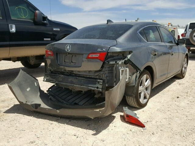 19VDE1F37EE003026 - 2014 ACURA ILX 20 GRAY photo 4