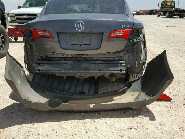 19VDE1F37EE003026 - 2014 ACURA ILX 20 GRAY photo 9