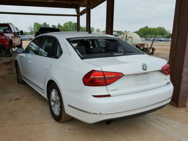 1VWAT7A36GC036679 - 2016 VOLKSWAGEN PASSAT WHITE photo 3