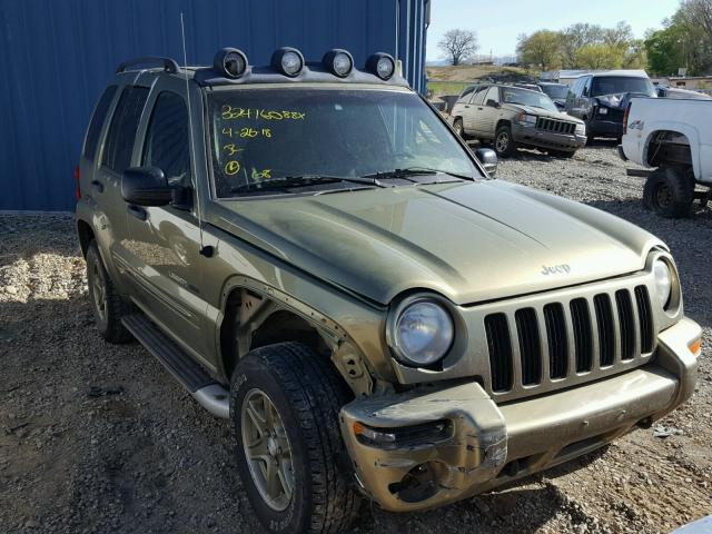1J4GL38K22W332643 - 2002 JEEP LIBERTY RE GREEN photo 1
