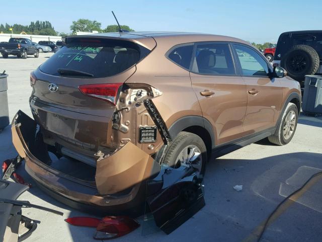 KM8J23A42GU182655 - 2016 HYUNDAI TUCSON SE BROWN photo 4