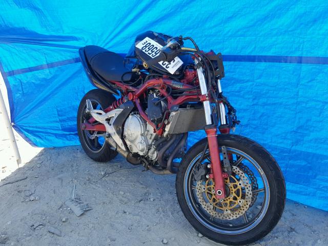 JKAEXEA146A004460 - 2006 KAWASAKI EX650 A6F RED photo 1