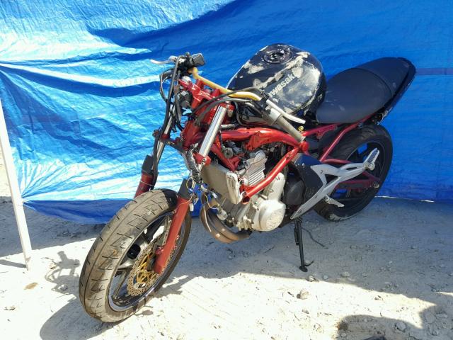 JKAEXEA146A004460 - 2006 KAWASAKI EX650 A6F RED photo 2