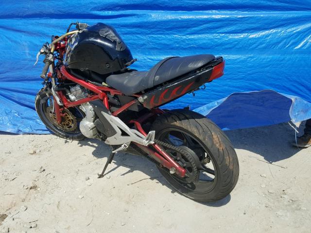 JKAEXEA146A004460 - 2006 KAWASAKI EX650 A6F RED photo 3