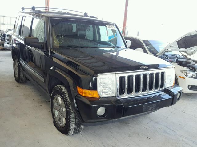 1J8HH58NX8C143422 - 2008 JEEP COMMANDER BLACK photo 1