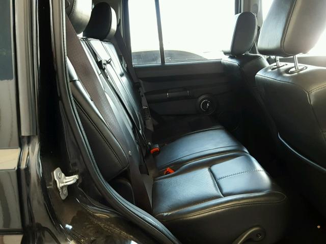 1J8HH58NX8C143422 - 2008 JEEP COMMANDER BLACK photo 6