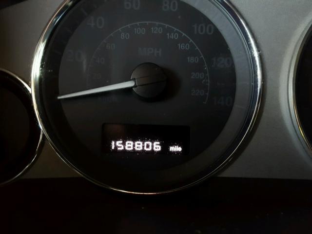 1J8HH58NX8C143422 - 2008 JEEP COMMANDER BLACK photo 8