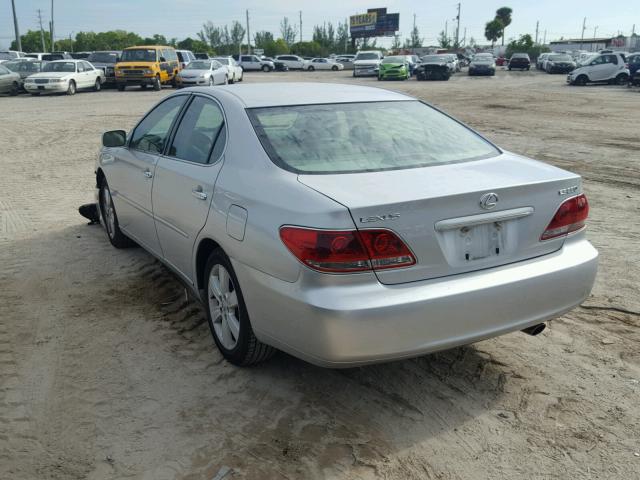 JTHBA30G065175735 - 2006 LEXUS ES 330 SILVER photo 3