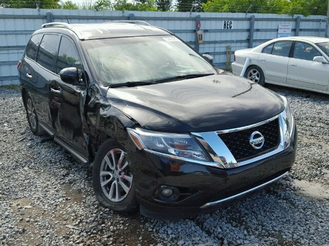 5N1AR2MN8FC620576 - 2015 NISSAN PATHFINDER BLACK photo 1