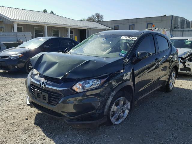 3CZRU5H38HG703483 - 2017 HONDA HR-V LX GREEN photo 2