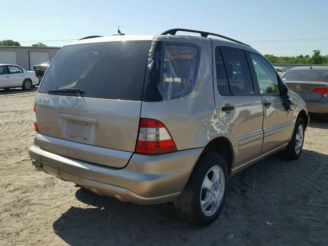 4JGAB54E32A323100 - 2002 MERCEDES-BENZ ML 320 GOLD photo 4