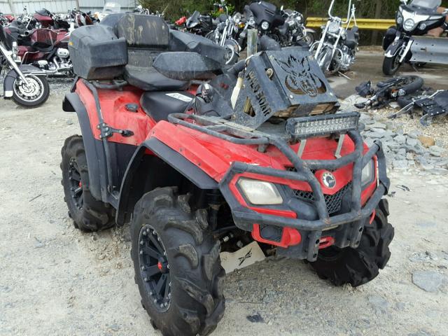 3JBEKHN10AJ000521 - 2010 CAN-AM OUTLANDER RED photo 1