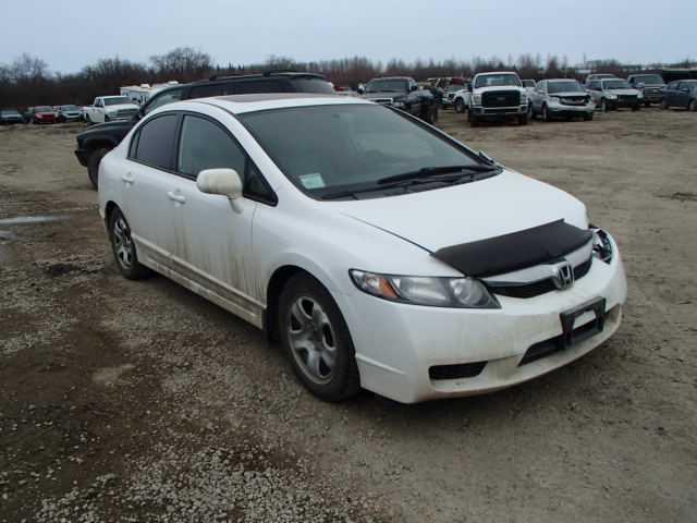 2HGFA1E05AH005490 - 2010 HONDA CIVIC EXL თეთრი ფოტო 1