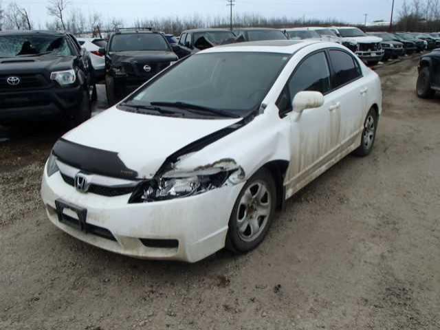 2HGFA1E05AH005490 - 2010 HONDA CIVIC EXL თეთრი ფოტო 2