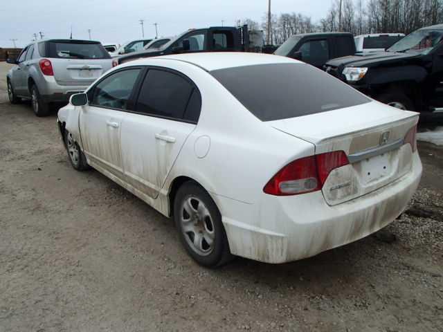2HGFA1E05AH005490 - 2010 HONDA CIVIC EXL თეთრი ფოტო 3