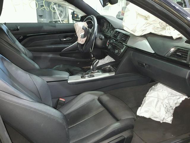 WBA3N3C52EF711031 - 2014 BMW 428 I BLACK photo 5