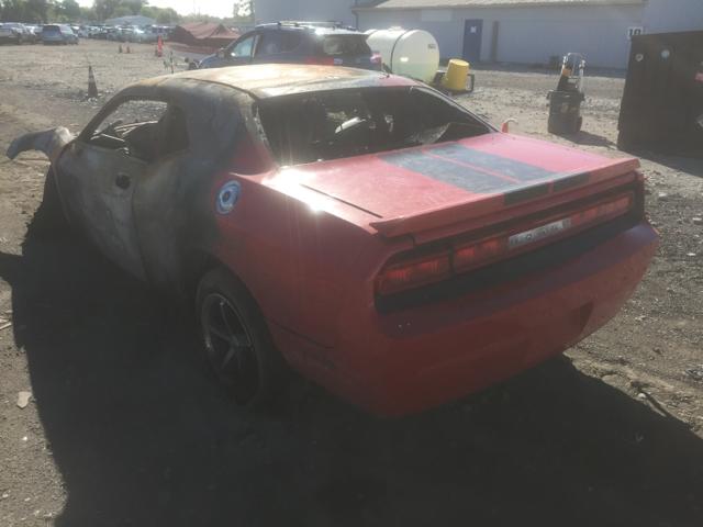 2B3CJ4DV4AH131678 - 2010 DODGE CHALLENGER RED photo 3