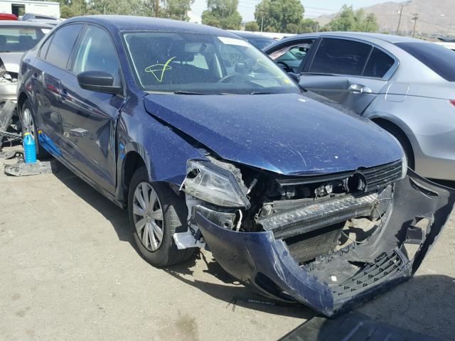 3VW2K7AJ1DM386480 - 2013 VOLKSWAGEN JETTA BASE 蓝色 照片 1