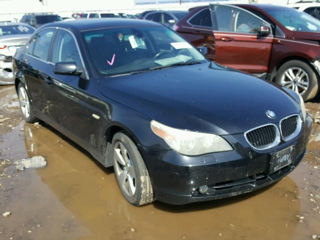 WBANF73586CG66468 - 2006 BMW 530 XI BLACK photo 1