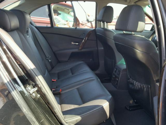 WBANF73586CG66468 - 2006 BMW 530 XI BLACK photo 6