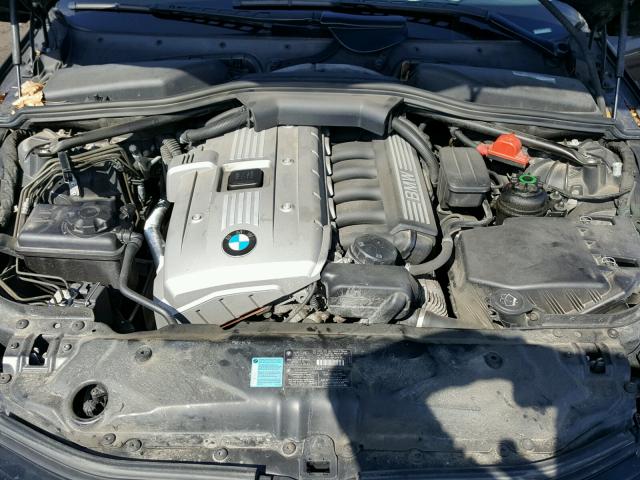 WBANF73586CG66468 - 2006 BMW 530 XI BLACK photo 7
