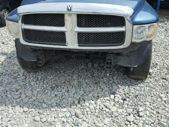 1D7HA18N15J530197 - 2005 DODGE RAM 1500 BLUE photo 9